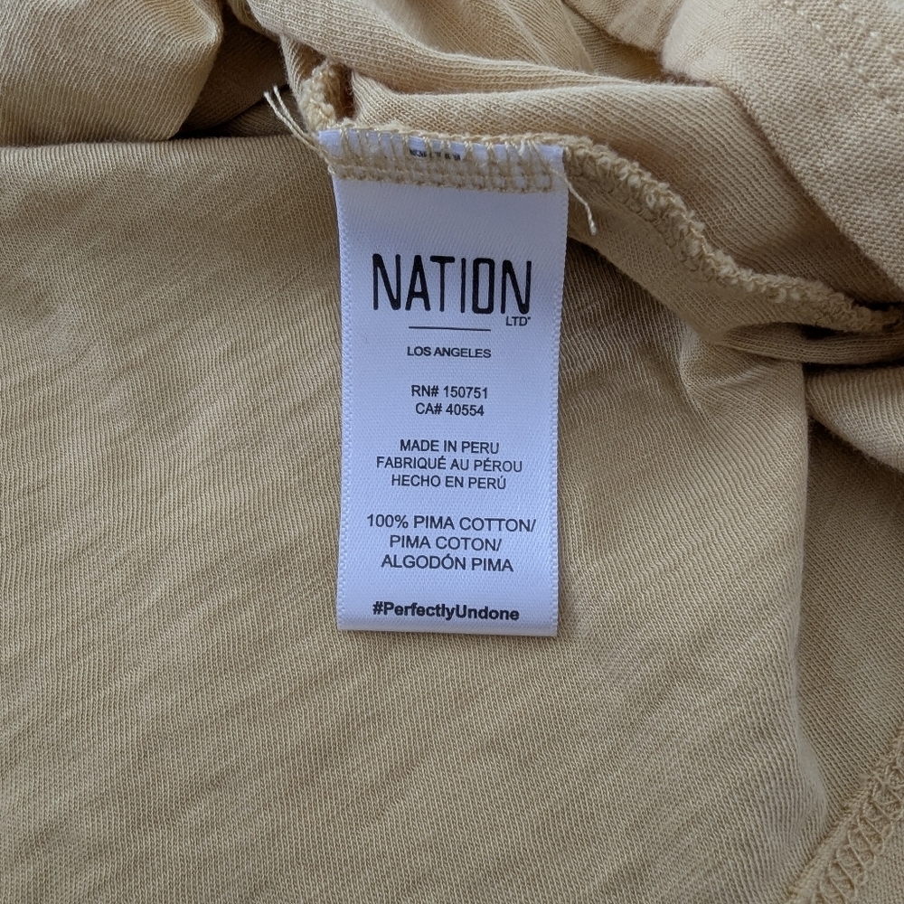 Anthropologie Nation LTD Luca Peasant‎ Top Pima Cotton Cottagecore Square Neck - Picture 12 of 14